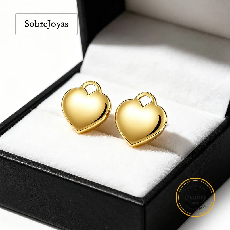 14k Gold Filled 12MM Heart Charm Drop Pendant 1/20 14kt Gold DIY Jewelry Accessories Findings