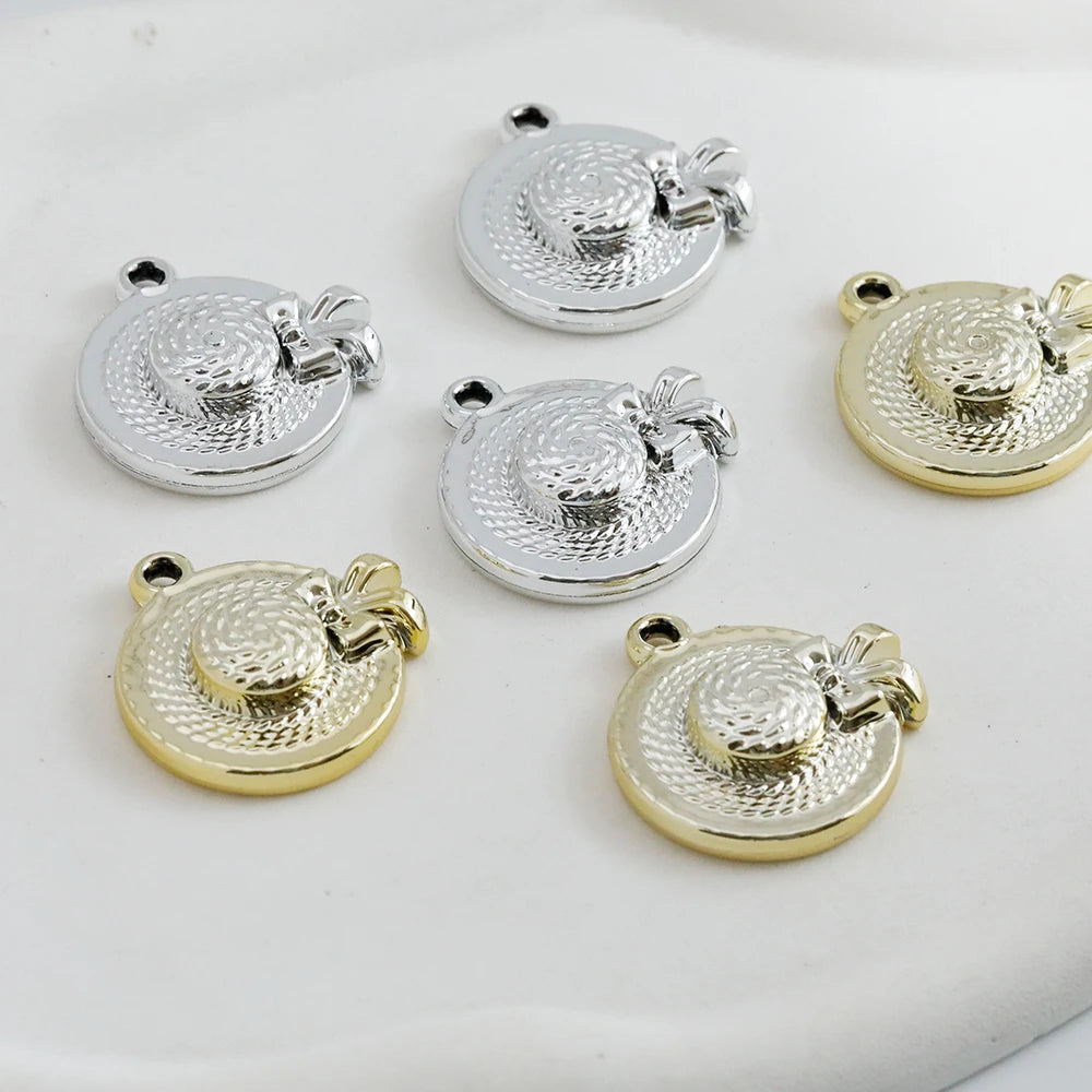 31*30mm 100Pcs Cordial Design Handcrafted Acrylic Hat Bag Pendant / DIY Jewelry Accessories / Cute Decorative Charm #20325