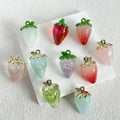 Cordial Design 50Pcs 40*25mm Cute Strawberry Shape Acrylic Charm / Handcrafted / DIY Jewelry Making Parts #20409